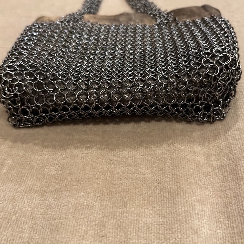 Nancy Bacich Mesh Metal Chain Mail Vintage Bag - Picture 10 of 17